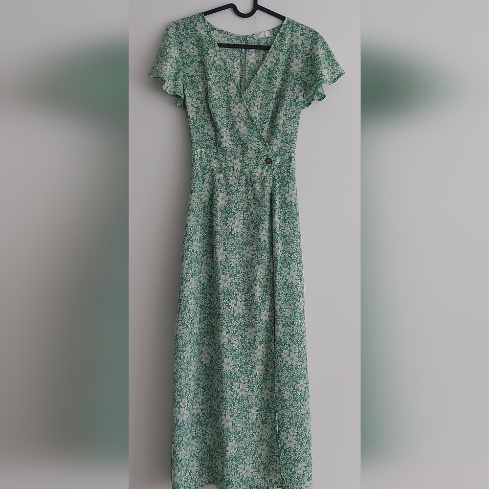 Sienna Sky Green Floral Dress